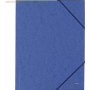 Bene Eckspannmappe A4 390g/qm Karton blau