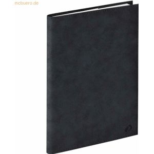 Quo Vadis Buchkalender Plan Week 16x24cm Andrea anthrazit 2026