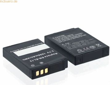 k.A. Akku für Nikon Coolpix S9600 Li-Ion 3,7 Volt 980 mAh schwarz