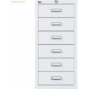 Bisley Schubladenschrank Eco für A4 HxBxT 59x28,2x41,2cm 6 Schübe verk