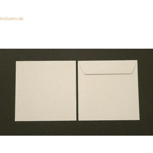 Blanke Briefumschläge 190x190mm 120g/qm gummiert VE=100 Stück delfingr