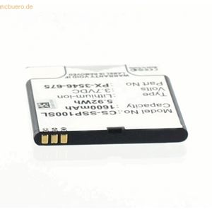 k.A. Akku für Simvalley PX-3546-675 Li-Ion 3,7 Volt 1600 mAh schwarz