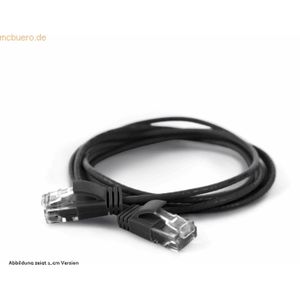 wantec wantecWire Patchkabel CAT6A (rund 2,8mm) UTP schwarz 5,0m