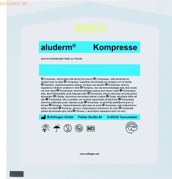 Söhngen Kompresse aluderm einzeln 10x15cm