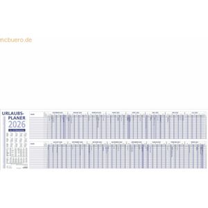 Zettler Urlaubsplaner 992 100x29,7cm 16 Monate 2026