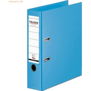 10 x Falken Ordner Chromocolor A4 PP 80mm hellblau