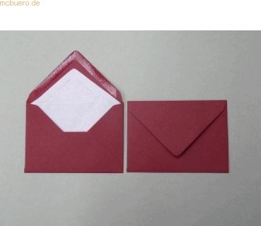 Blanke Briefumschläge C6 100g/qm gummiert VE=100 Stück rosso