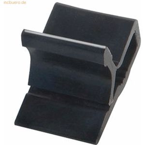 Laurel Brief- oder Eckenklammer Zacko 2 12x18mm VE=100 Stück schwarz