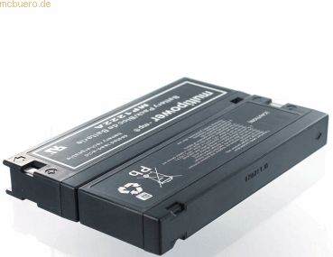 k.A. Akku für Bauer/bosch VCC 526 AF Blei 12 Volt 2000 mAh schwarz