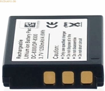 k.A. Akku für Traveler DS8330-01 Li-Ion 3,7 Volt 1000 mAh schwarz