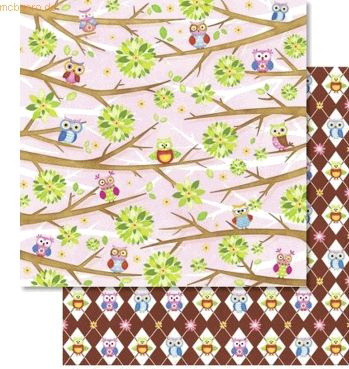 Ludwig Bähr Scrapbook Paper Premium Glitter 30,5x30,5cm VE=25 Blatt Mo