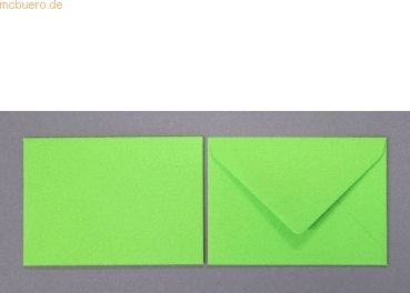 Blanke Briefumschläge 110x156mm 120g/qm gummiert VE=100 Stück grüner a