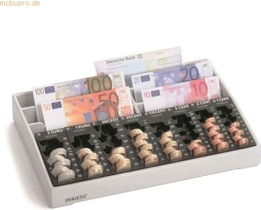 Inkiess Kasse Minikord 805 (BxTxH) 32,5x23,0x5,0 cm lichtgrau/schwarz