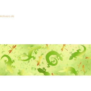 10 x Ludwig Bähr Transparentpapier 115g/qm 50x61cm Fauna Gecko