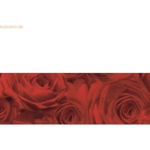 5 x Ludwig Bähr Transparentpapier 115g/qm A4 VE=5 Blatt Rosen rot