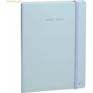 Quo Vadis Buchkalender Plan Week 16x24cm Pastel blau 2026