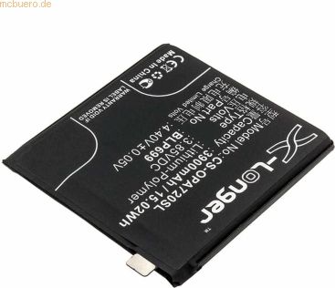 k.A. Akku für Oneplus BLP699 Li-Pol 3,85 Volt 3900 mAh schwarz