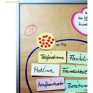 Legamaster Moderationspapier 116x140cm braun VE=100 Bogen
