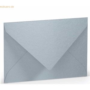 10 x Paperado Briefumschläge C7 Nassklebung VE=5 Stück Silber
