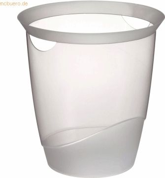 Durable Papierkorb Trend 16 Liter transparent