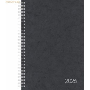 Brunnen Buchkalender 797 16,8x24cm 1 Woche/2 Seiten Karton-Einband sch