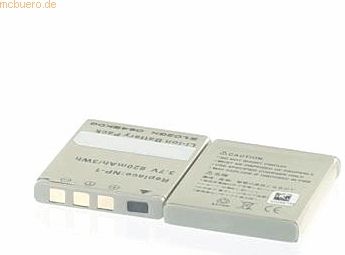 k.A. Akku für Minolta NP-1 Li-Ion 3,7 Volt 700 mAh schwarz