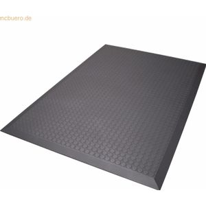 Miltex Arbeitsplatzmatte Yoga Ergo Fire mit Flachnoppen 65x95cm grau