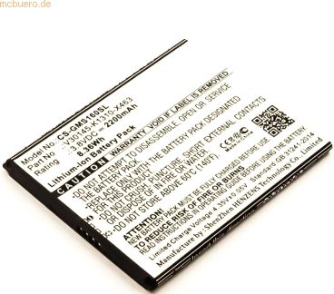k.A. Akku für Gigaset V30145-K1310-X463 Li-Ion 3,8 Volt 2200 mAh schwa