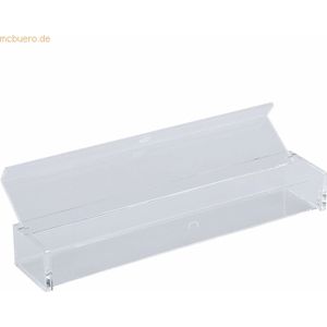 Alco Stiftbox Acryl 210x45x30mm glasklar