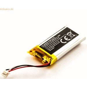 k.A. Akku für Sennheiser SDW 5066 Li-Pol 3,7 Volt 400 mAh schwarz