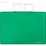 Tarifold Pro Kennzeichnungshülle A4 quer grün PVC mit Haltedraht VE=10