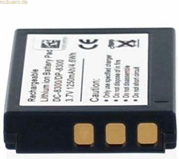 k.A. Akku für Revue DC80 Li-Ion 3,7 Volt 1000 mAh schwarz
