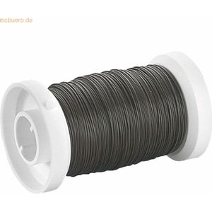 5 x Knorr prandell Blumendraht 0,35mmx100m schwarz