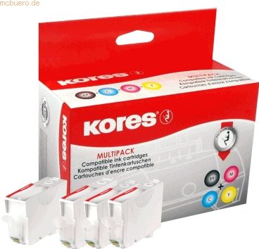 Kores Tintenpatronen Multipack kompatibel mit Canon PGI-5BK / CLI-8C/M