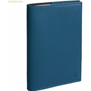 Quo Vadis Buchkalender Minister Prestige 16x24cm Soho stahlblau 2026