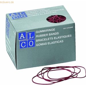 Alco Gummiringe 85mm 500g rot
