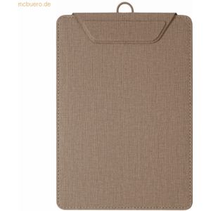 Sigel Speisekarten-Klemmbrett für DIN A5 Kunststoff beige