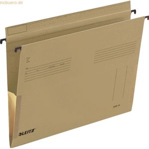 25 x Leitz Hängetasche SERIE 18 A4 Karton mit Fenster braun
