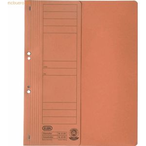 Elba Ösenhefter kaufm. Heftung halber Vorderdeckel Karton orange