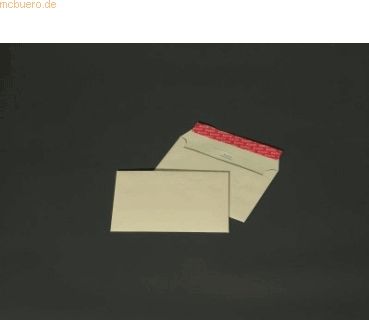 Blanke Briefumschläge C6 100g/qm haftklebend VE=100 Stück chamois