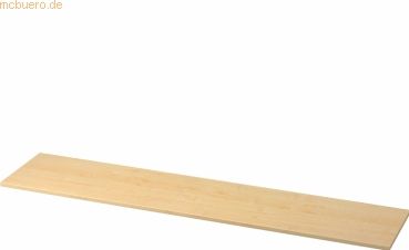 mcbuero.de Abdeckplatte 200,5x43cm Ahorn