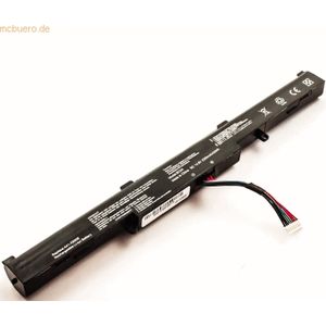 k.A. Akku für Asus VivoBook F751NA-TY024 Li-Ion 14,8 Volt 2200 mAh sch