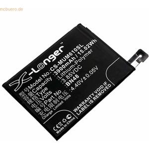k.A. Akku für Xiaomi Note 6 Pro Dual SIM Li-Ion 3,85 Volt 3900 mAh sch