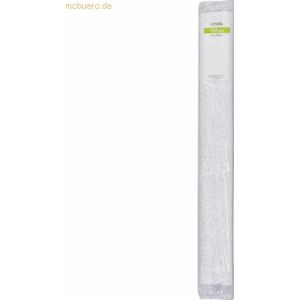5 x Heyda Krepppapier 80g/qm Alu 50cmx2,5m cm silber