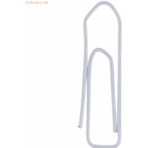 10 x Alco Briefklammer Metall lackiert 26mm weiß VE=100 Stück