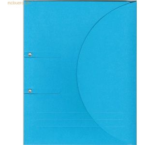 Elco Ablagemappe Ordo collecto A4 Karton 315 g/qm Grundfarben blau VE=