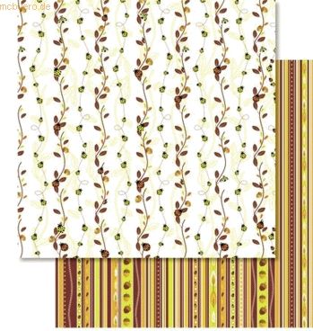 Ludwig Bähr Scrapbook Paper Premium Glitter 30,5x30,5cm VE=25 Blatt Mo