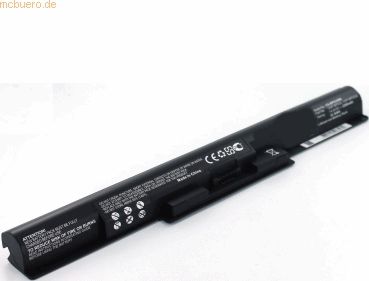 k.A. Akku für Sony SVF1521S2E/B Li-Ion 14,8 Volt 2200 mAh schwarz