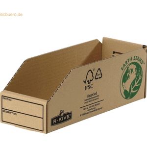50 x Fellowes Kleinteile-Box Part Bins R-Kive 98x102x280mm