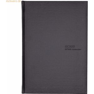 Güss Taschenkalender 10,5x14,8cm 1 Woche/2 Seiten schwarz 2026